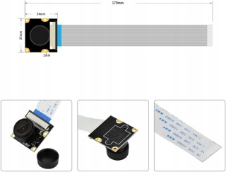 KEYESTUDIO Raspberry Pi 4 moduł kamery noktowizyjnej